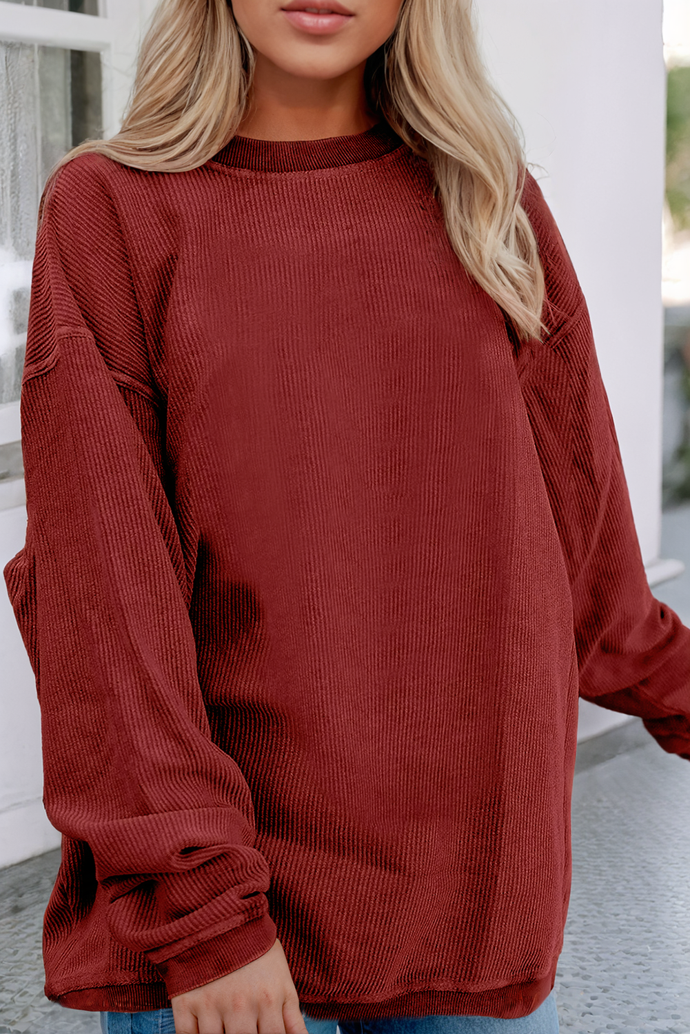 JOLENE Corded Sweatshirt