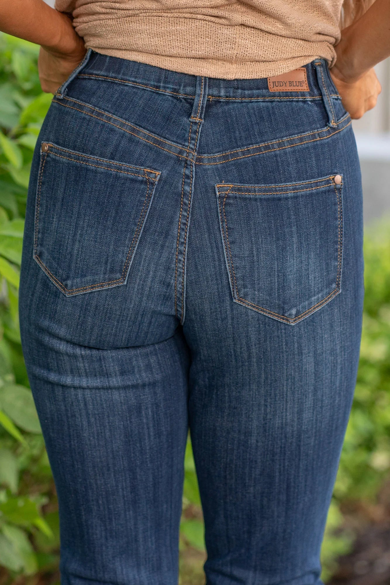 Judy Blue Jeans High Rise Double Cuffed Slim Fit