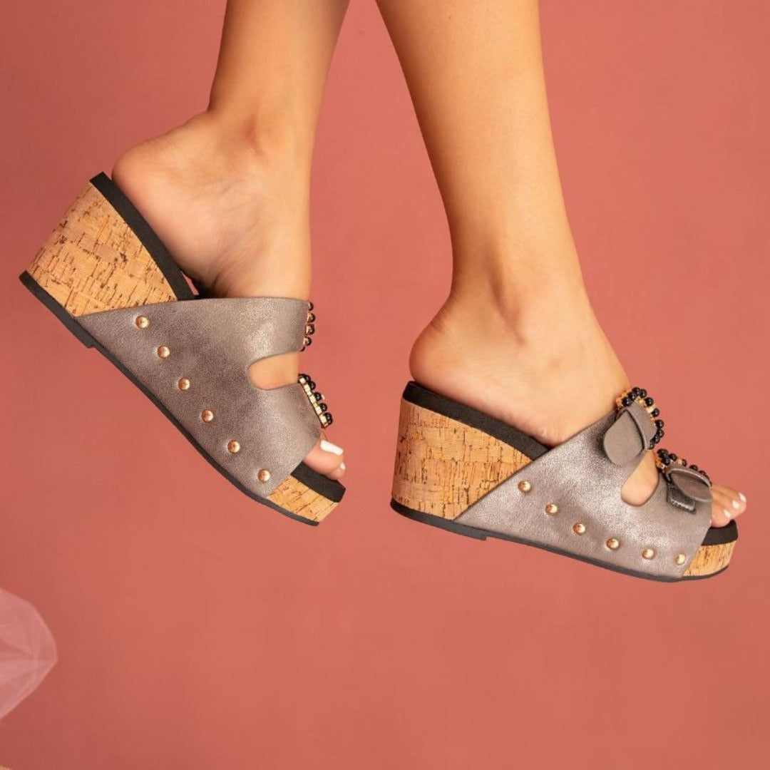 Brianna Pearl Wedge Platform