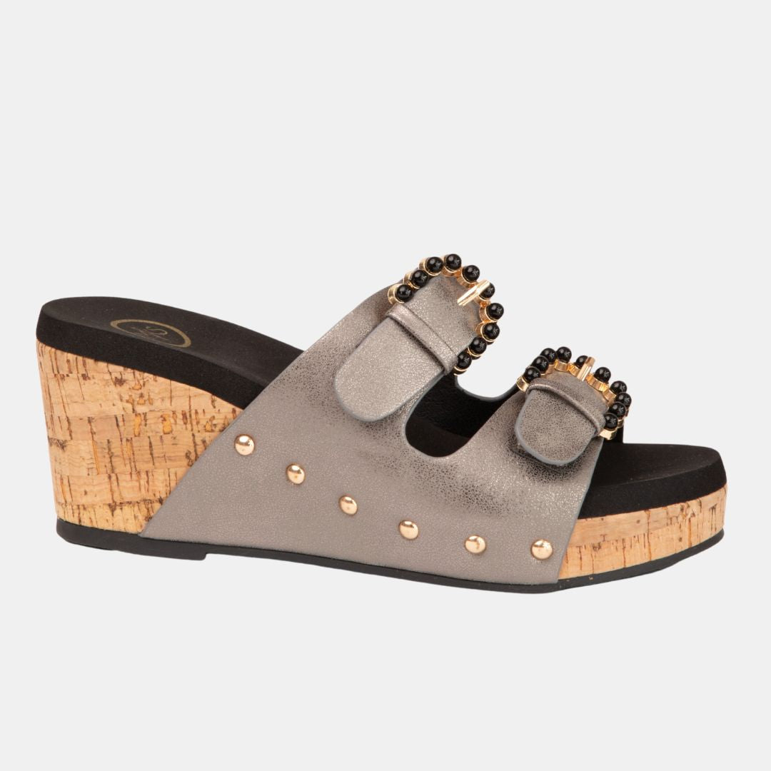 Brianna Pearl Wedge Platform