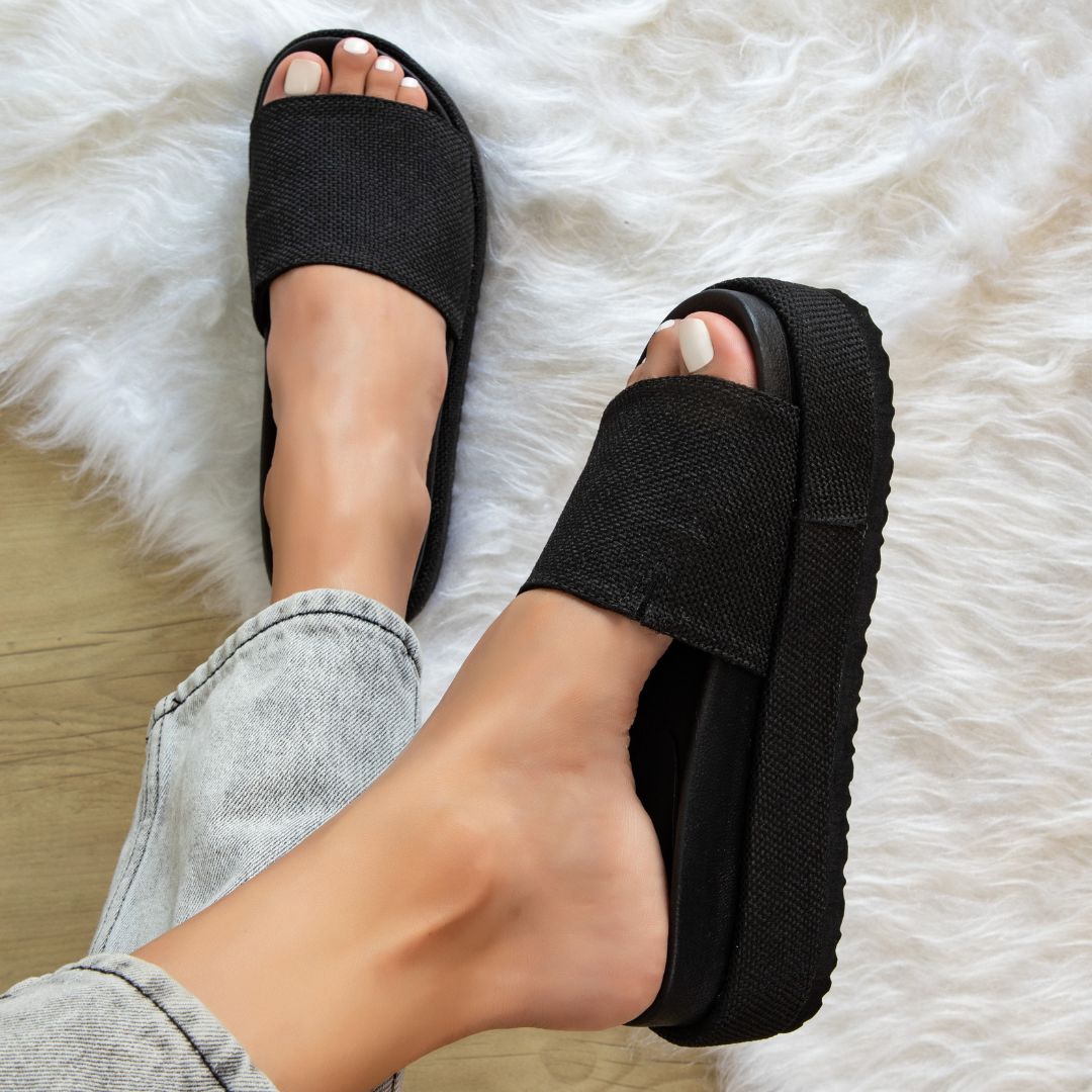 Maria Platform Slide Sandals