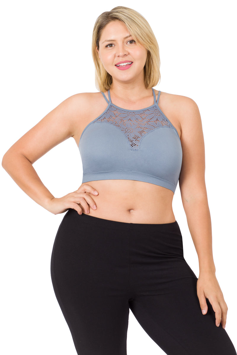 Zenana Floral Lace Bralette
