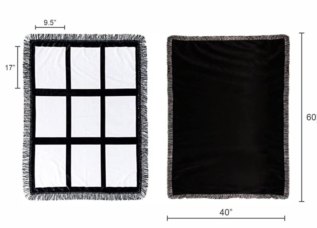9 Panel Photo Blanket