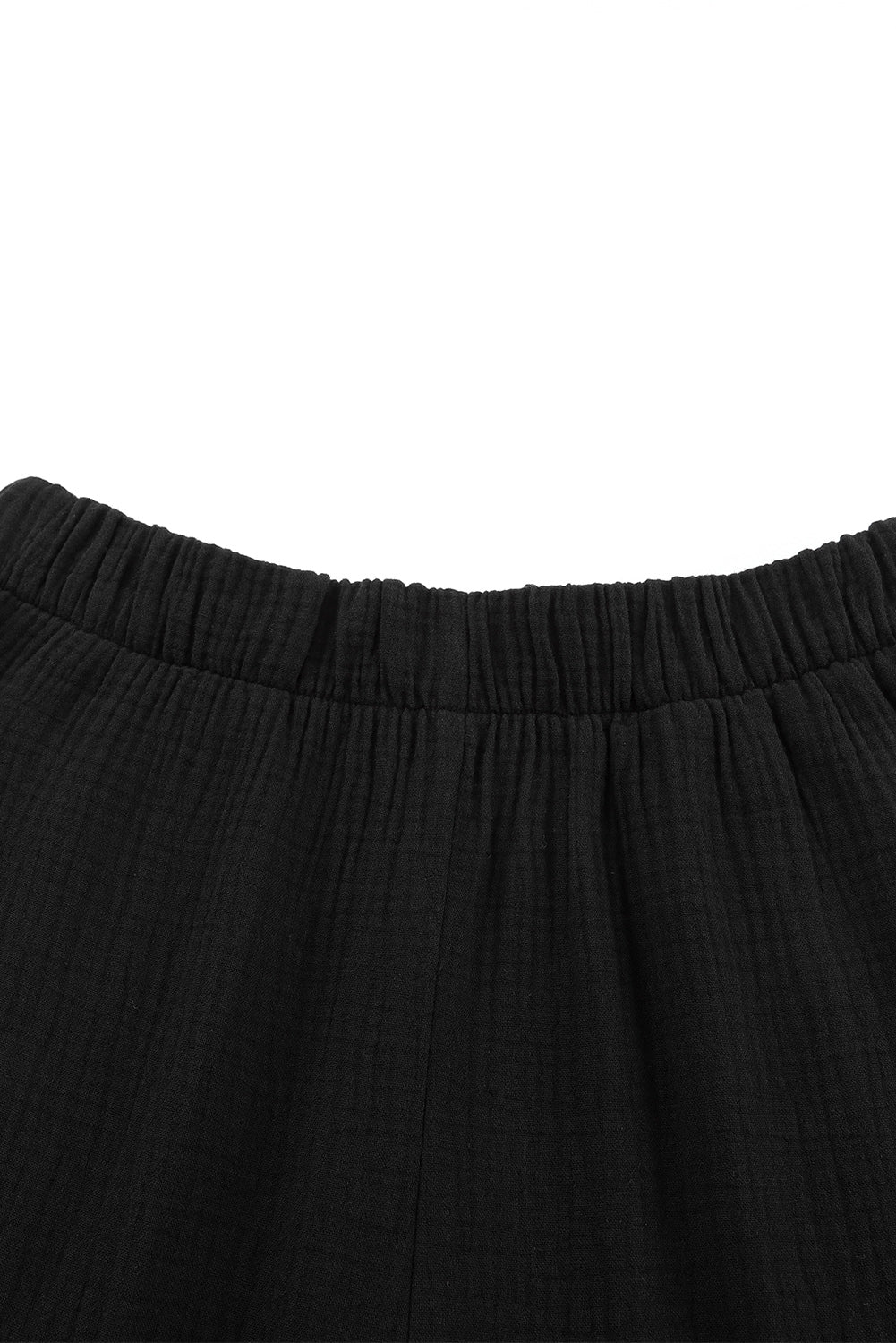 Green Ruffle High Waist Flared Pants