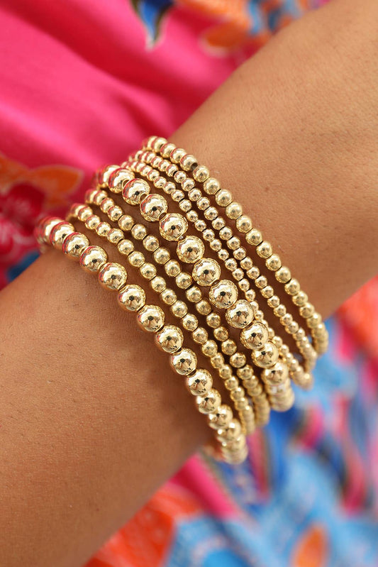 LDC 7pcs/Set Beaded Bracelet Set