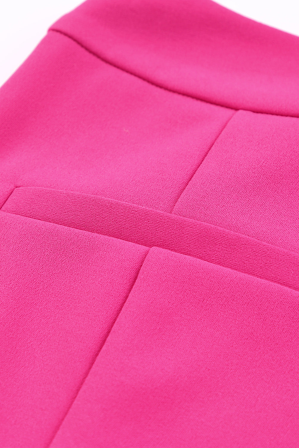 Heather Split Hem High Waist Pants