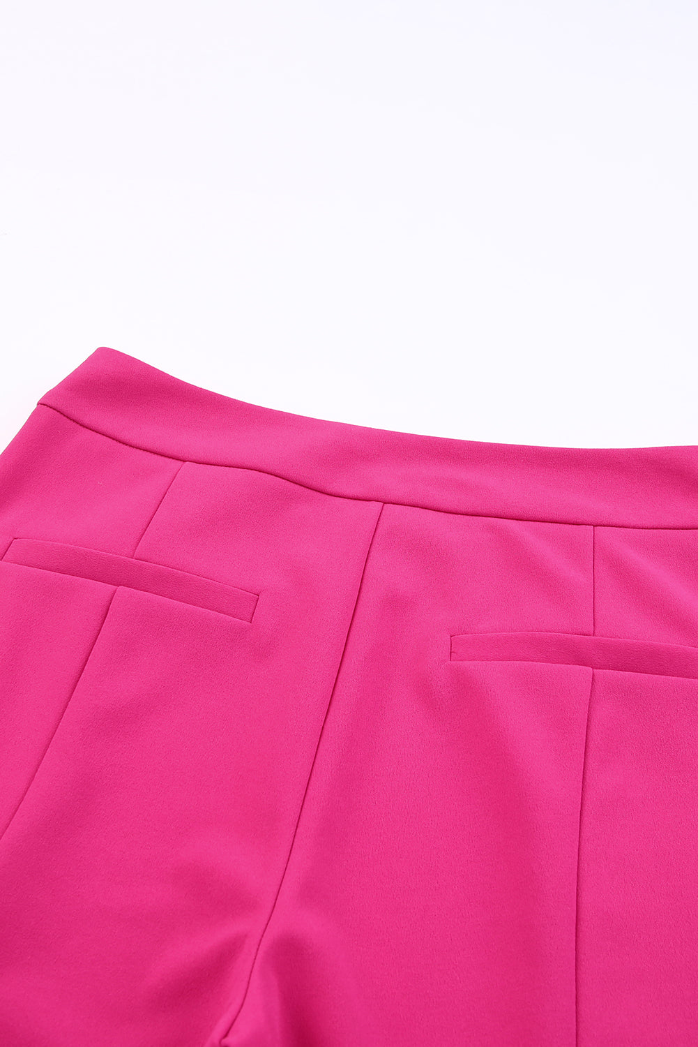 Heather Split Hem High Waist Pants