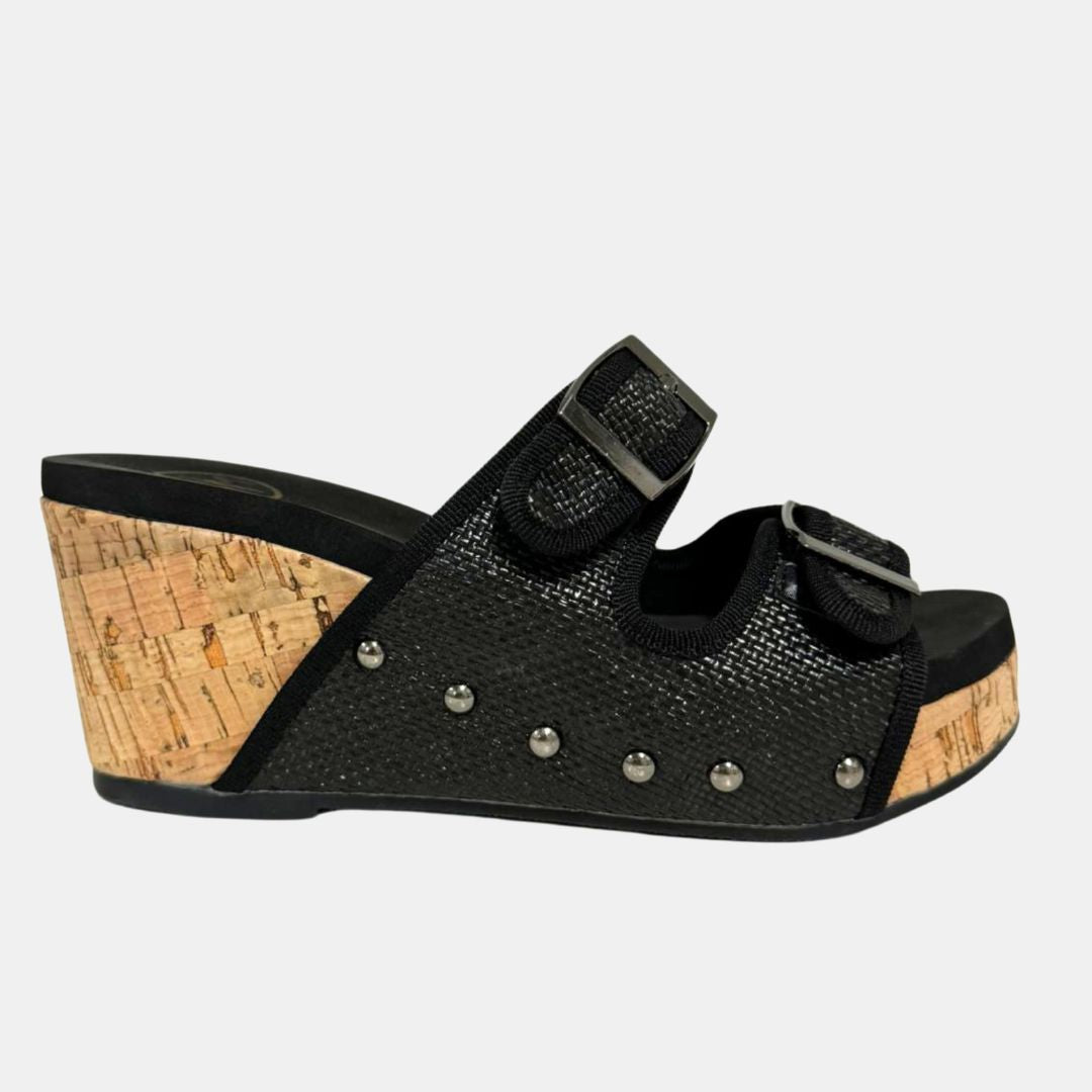 Cade Studded Espadrille Wedges