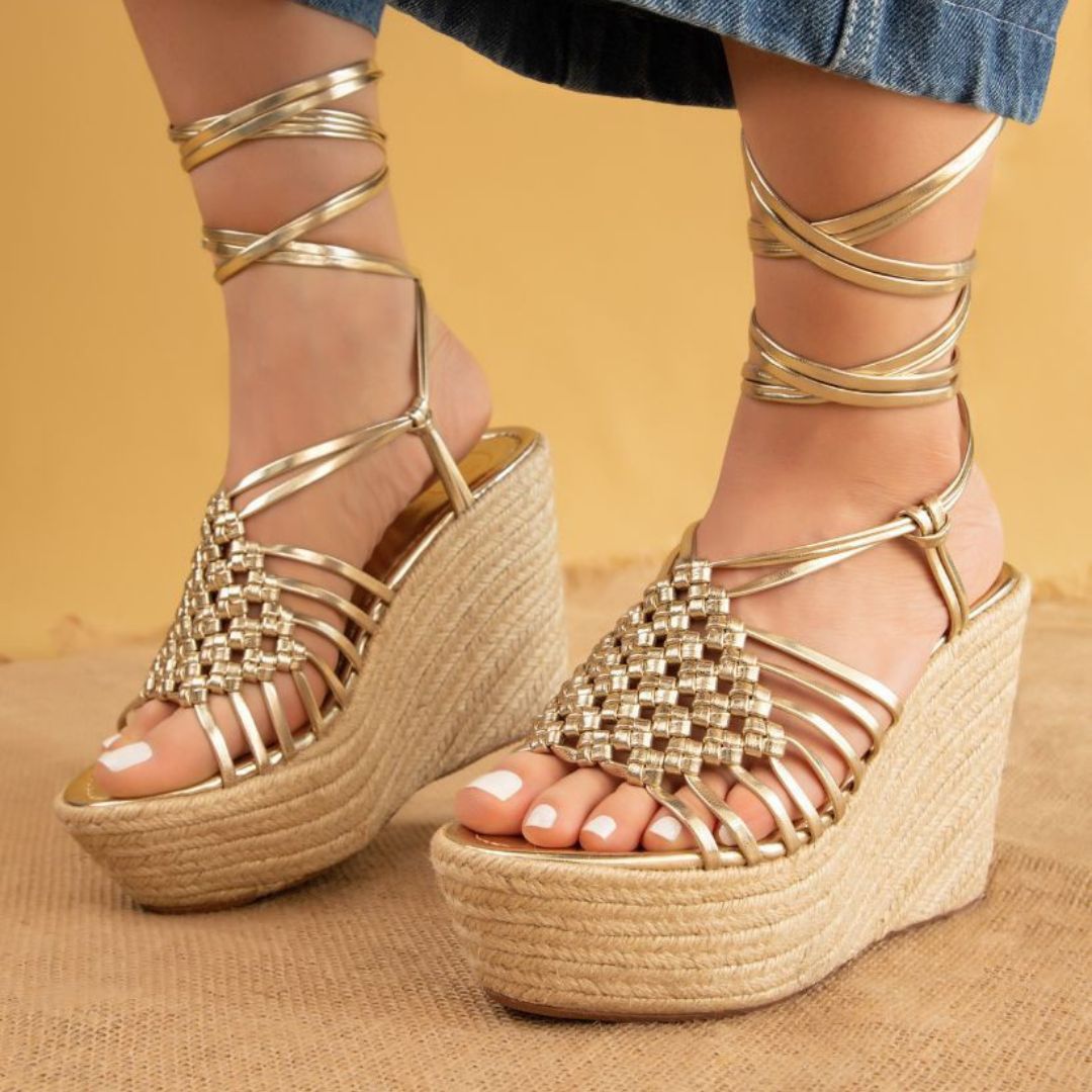 Attina Strappy Wedges