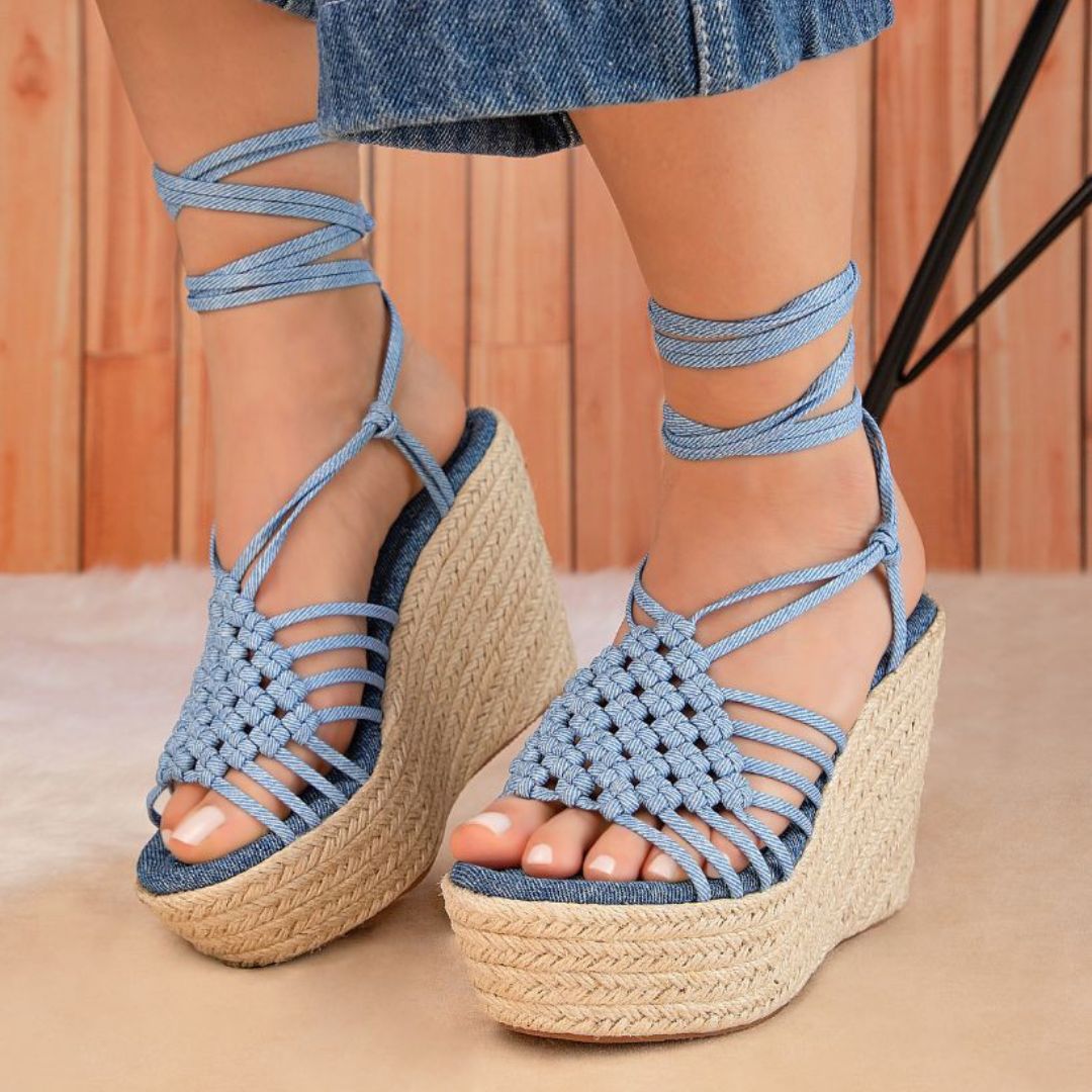 Attina Strappy Wedges