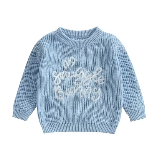 Blue Snuggle Bunny Sweater