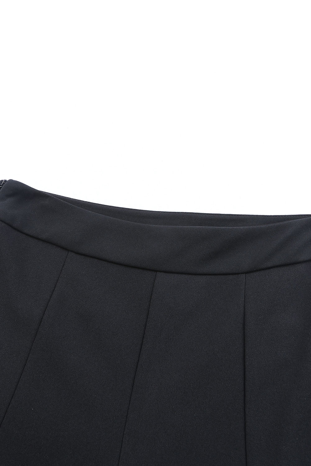 Heather Split Hem High Waist Pants