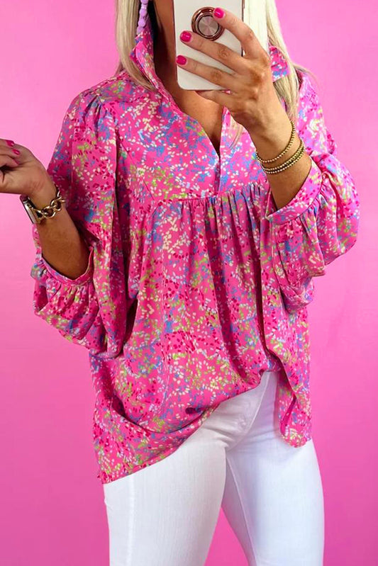 Bonbon Loose Fit Babydoll Blouse