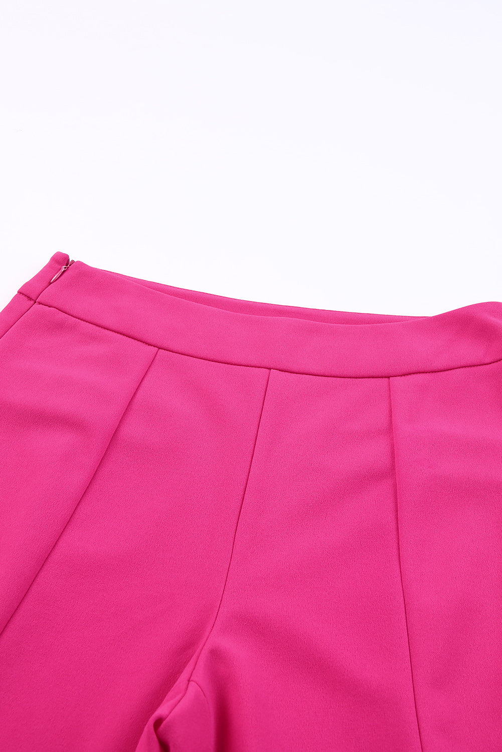 Heather Split Hem High Waist Pants